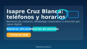 Isapre Cruz Blanca: teléfonos y horarios de atención, WhatsApp corporativo y contacto web – telefonoschile.cl