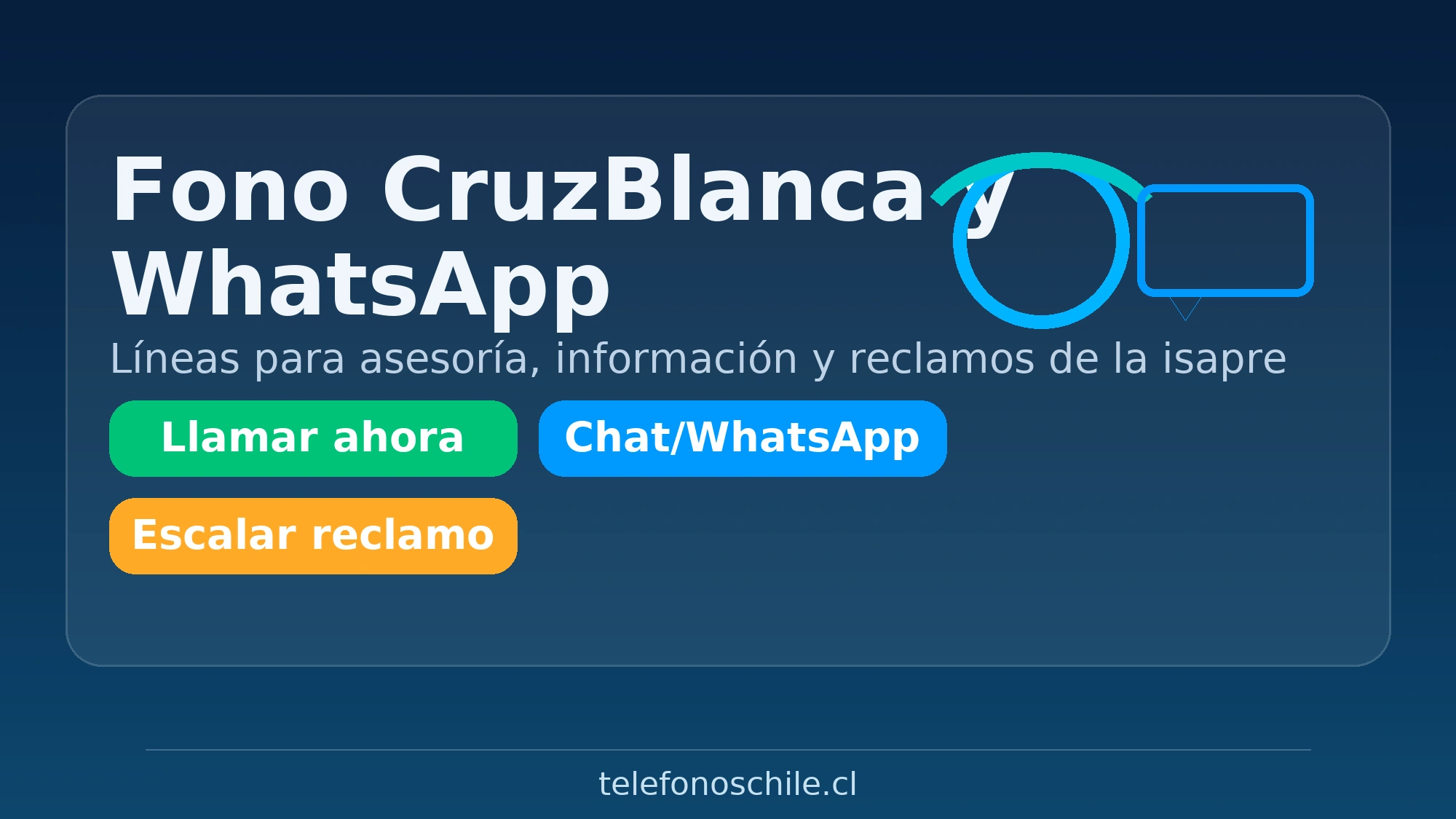 Fono CruzBlanca y WhatsApp: asesoría, información y reclamos de la isapre – telefonoschile.cl