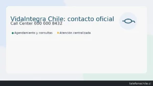 VidaIntegra Chile: Call Center 600 600 8432 — reserva de horas, resultados y manejo de horas — telefonochile.cl.