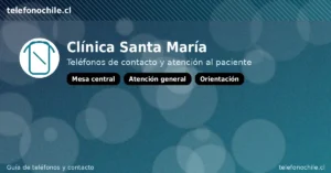 Reservas Clínica Santa María: teléfono para agendar y reprogramar hora