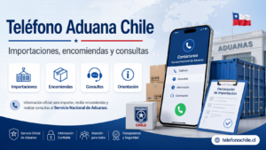 Teléfono Aduana Chile importaciones encomiendas y consultas