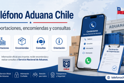 Teléfono Aduana Chile importaciones encomiendas y consultas