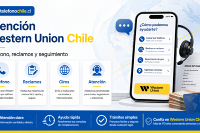 Teléfono de Western Union Chile y canales oficiales