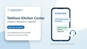 Teléfono Kitchen Center para atención al cliente, compras, despacho y soporte en Chile
