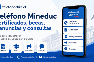 telefonos mineduc