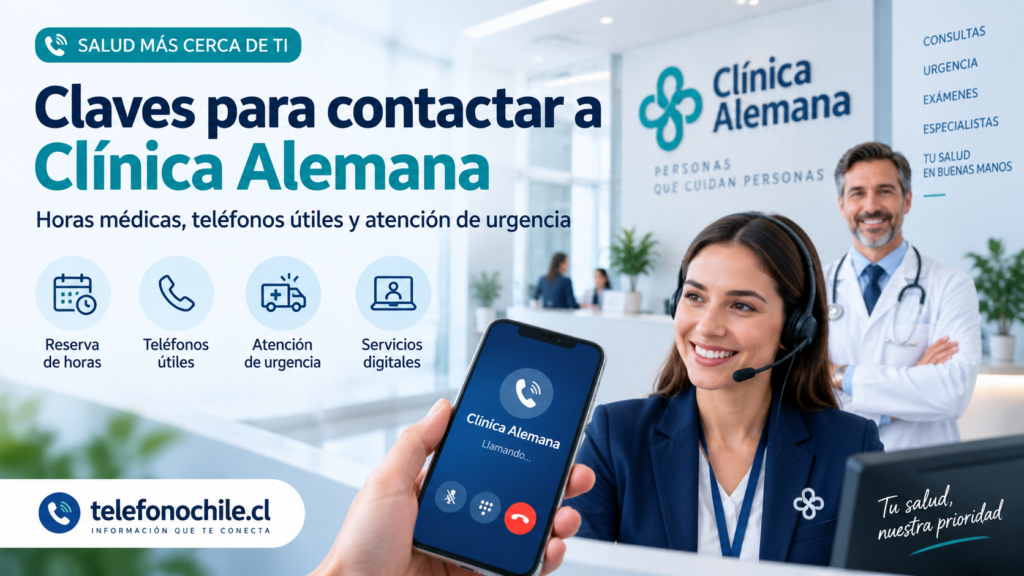 Teléfono Clínica Alemana