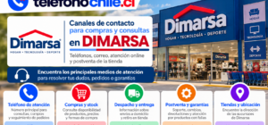 Canales de atención de Dimarsa para compras, stock, despacho, garantías, postventa y ubicación de tiendas.