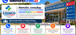 Hospital de Coinco y sus canales de atención para consultas, urgencias, citas, resultados de exámenes y orientación a pacientes.