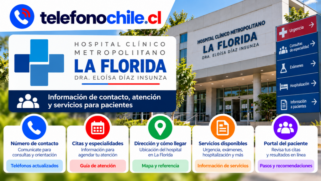 Hospital La Florida: contacto, citas, especialidades, servicios y Portal del Paciente