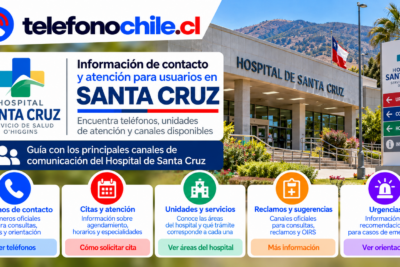 Hospital de Santa Cruz en O’Higgins, teléfonos de contacto, citas, servicios, reclamos, OIRS y orientación para usuarios.