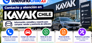 Contacto y servicios de Kavak Chile para compra, venta, financiamiento y postventa de vehículos.