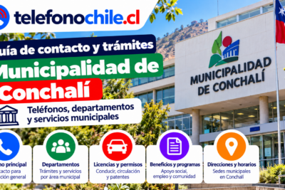 Municipalidad de Conchalí, teléfonos, departamentos, trámites y servicios municipales para la comunidad.