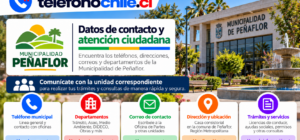 Información de contacto y atención ciudadana de la Municipalidad de Peñaflor en Chile.