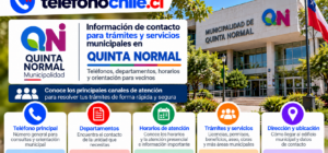 Información municipal de Quinta Normal con teléfonos, horarios, trámites y servicios