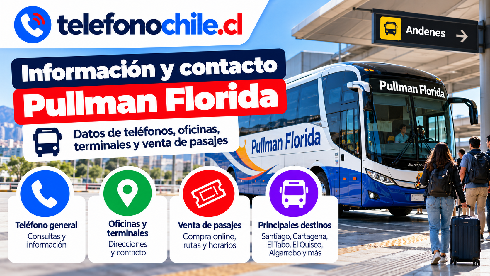 Pullman Florida: teléfono y contacto para pasajes, oficinas y consultas ...