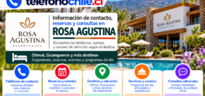 Rosa Agustina Resorts & Spa en Chile, información de contacto, reservas y consultas en Olmué y Guanaqueros.