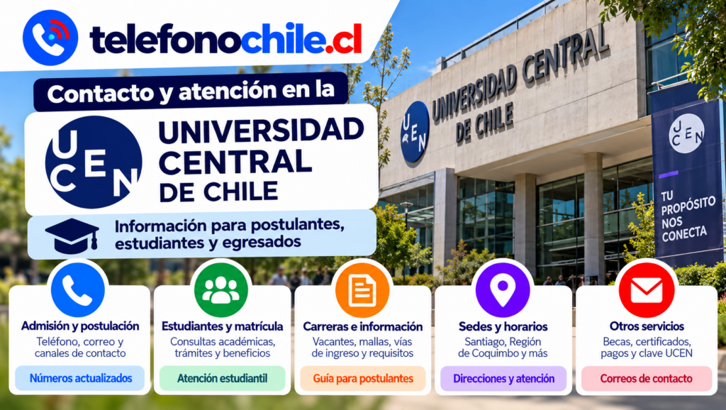Universidad Central de Chile: información de admisión, matrícula, carreras, sedes y atención estudiantil.