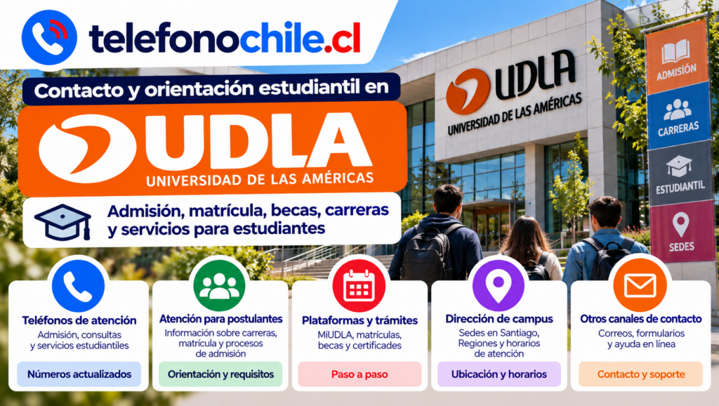 Universidad de Las Américas (UDLA): admisión, matrícula, carreras, atención estudiantil y canales de contacto.
